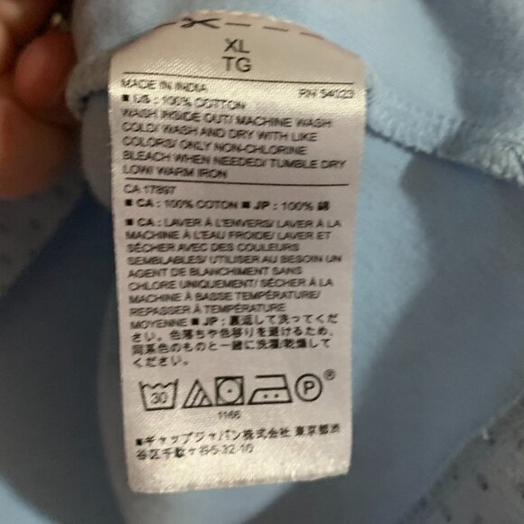 Banana Republic Microprint Cerulean Blue Short Sleeve Dress Polo. Size XL - Picture 5 of 8